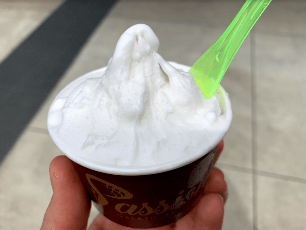 coconut ice cream