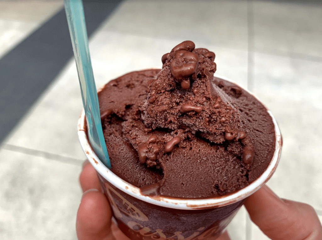 dark chocolate ice cream