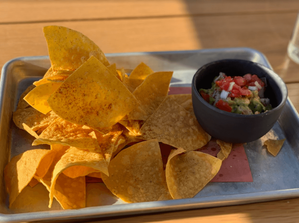 tortilla chips and guac