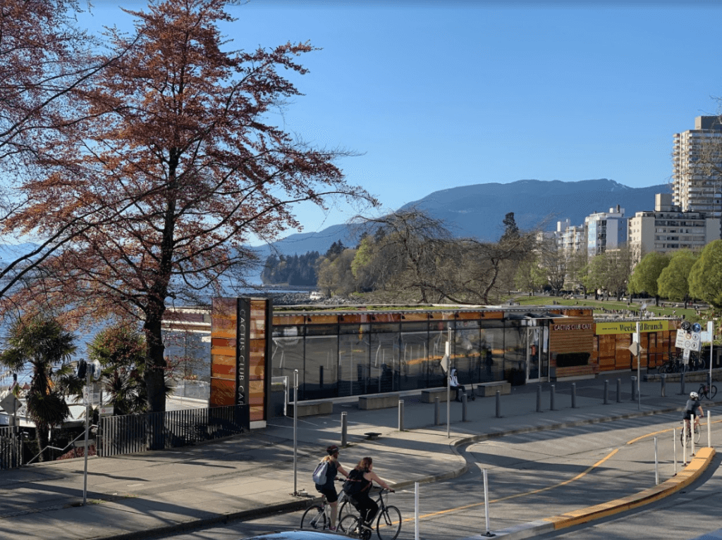 overlooking English Bay