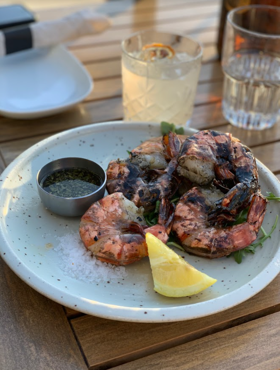 blackened prawns