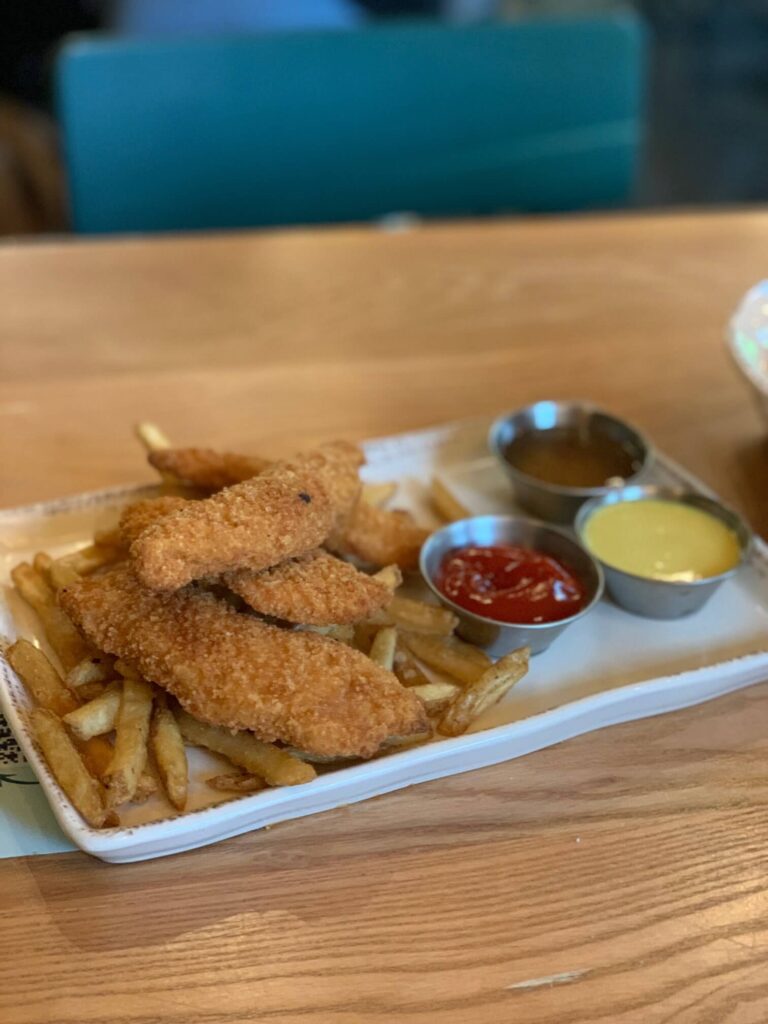 chicken tenders from Stanley Park Brewing Restaurant & Brewpub