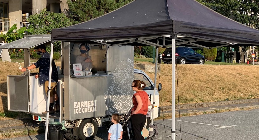 Earnest Ice Cream English Bay Food Truck