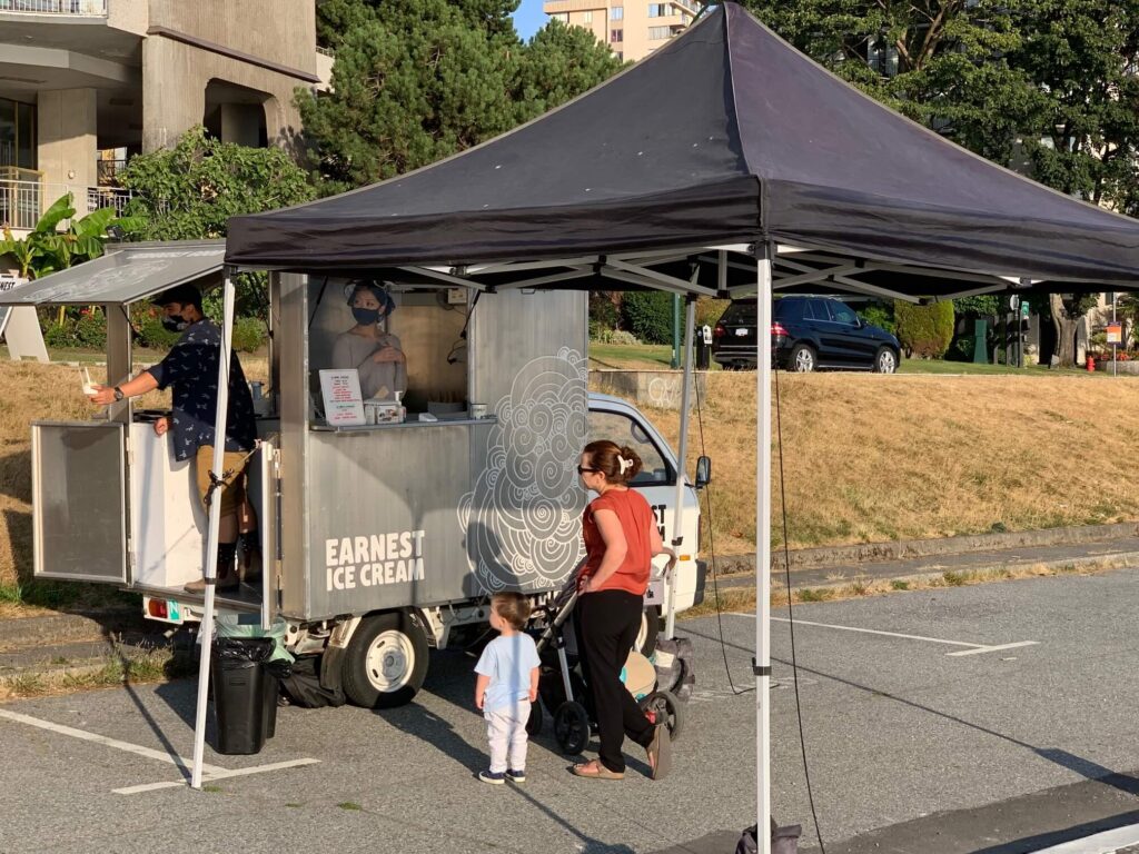 Earnest Ice Cream English Bay Truck