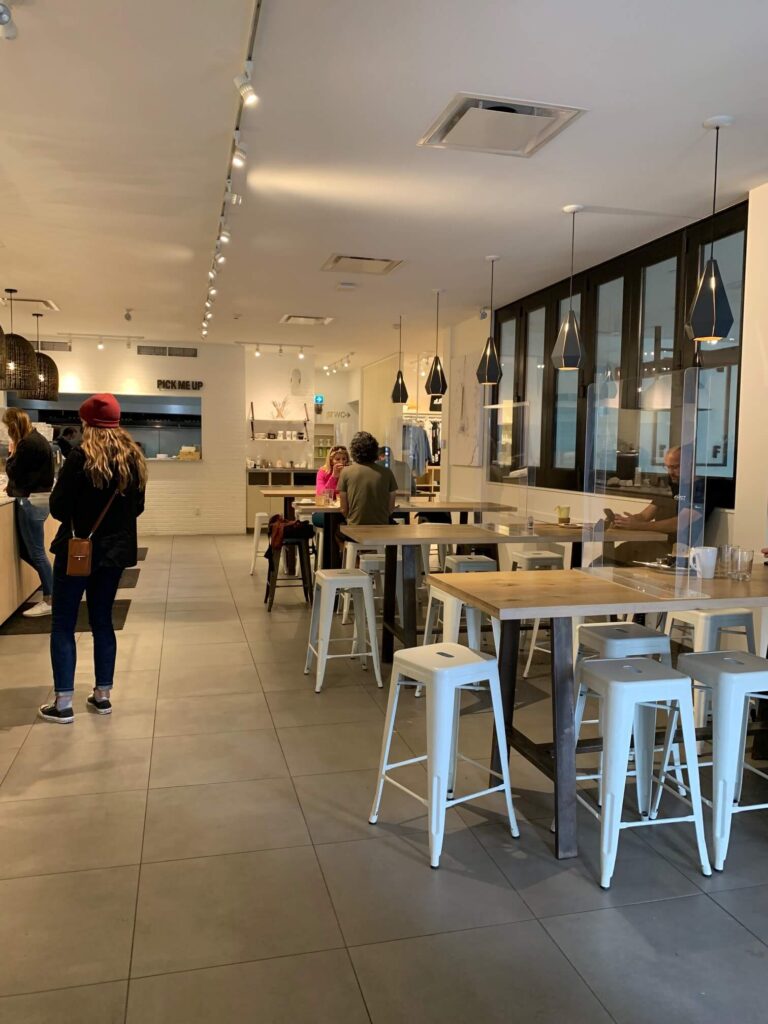 Turf Bistro interior with several tables