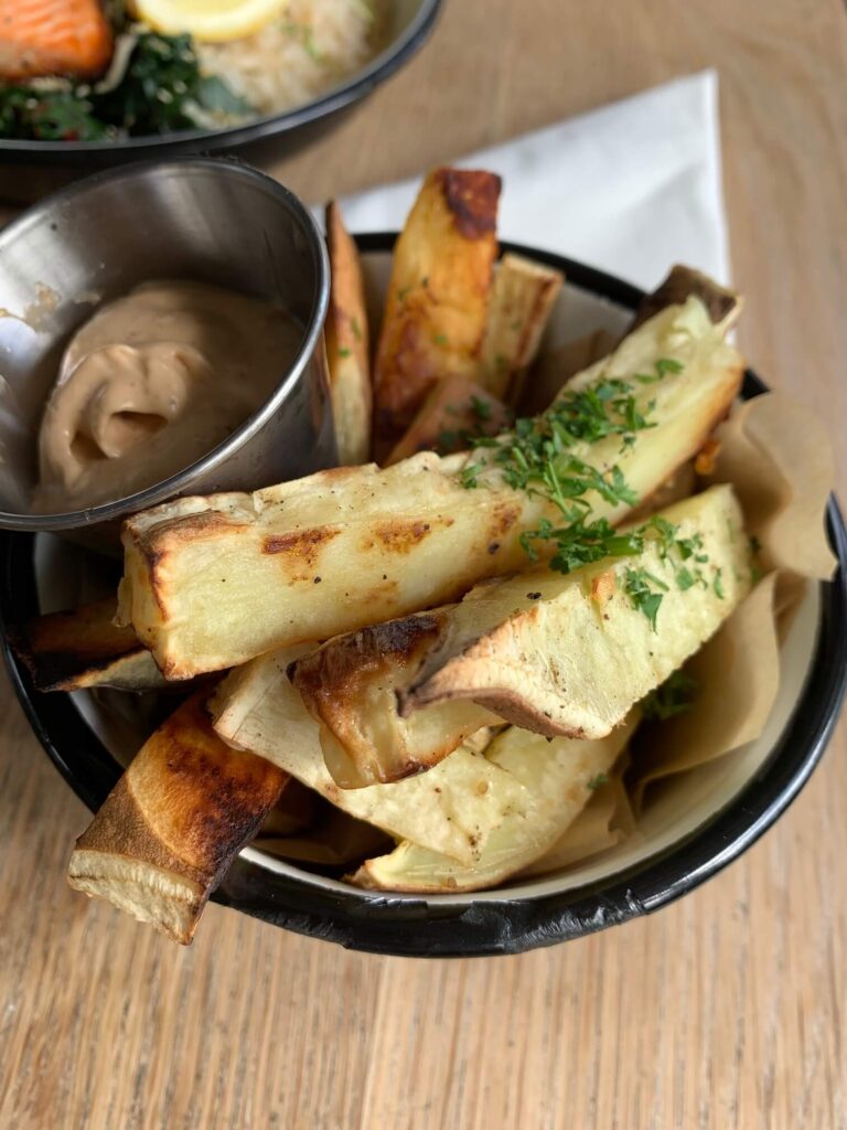 Turf Bistro sweet potato wedges