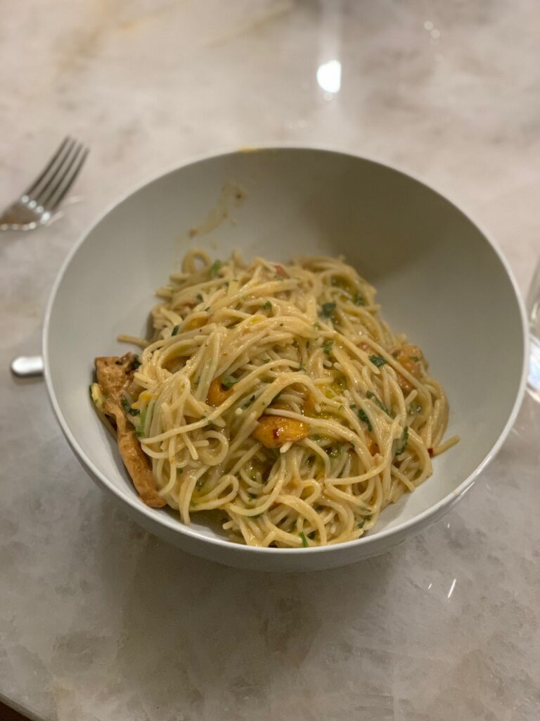 wild chanterelle gluten free pasta