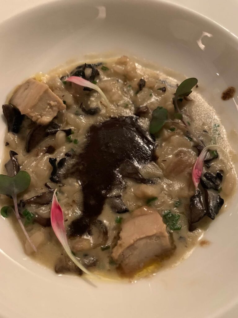 mushroom risotto