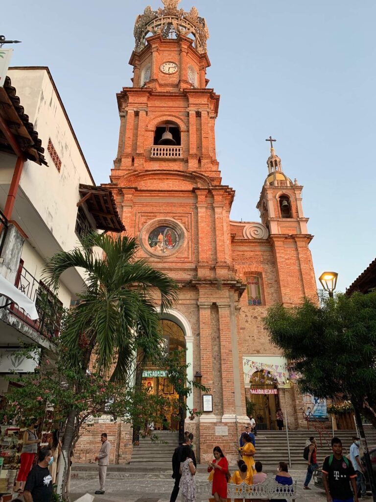 front view of a church