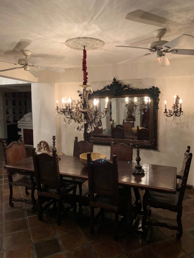 vintage dining area