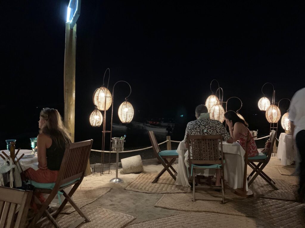 patio overlooking the ocean at Tuna Blanco Punta Mita