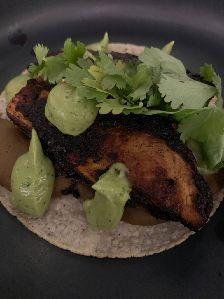 pork belly taco at Hector's Kitchen Punta Mita