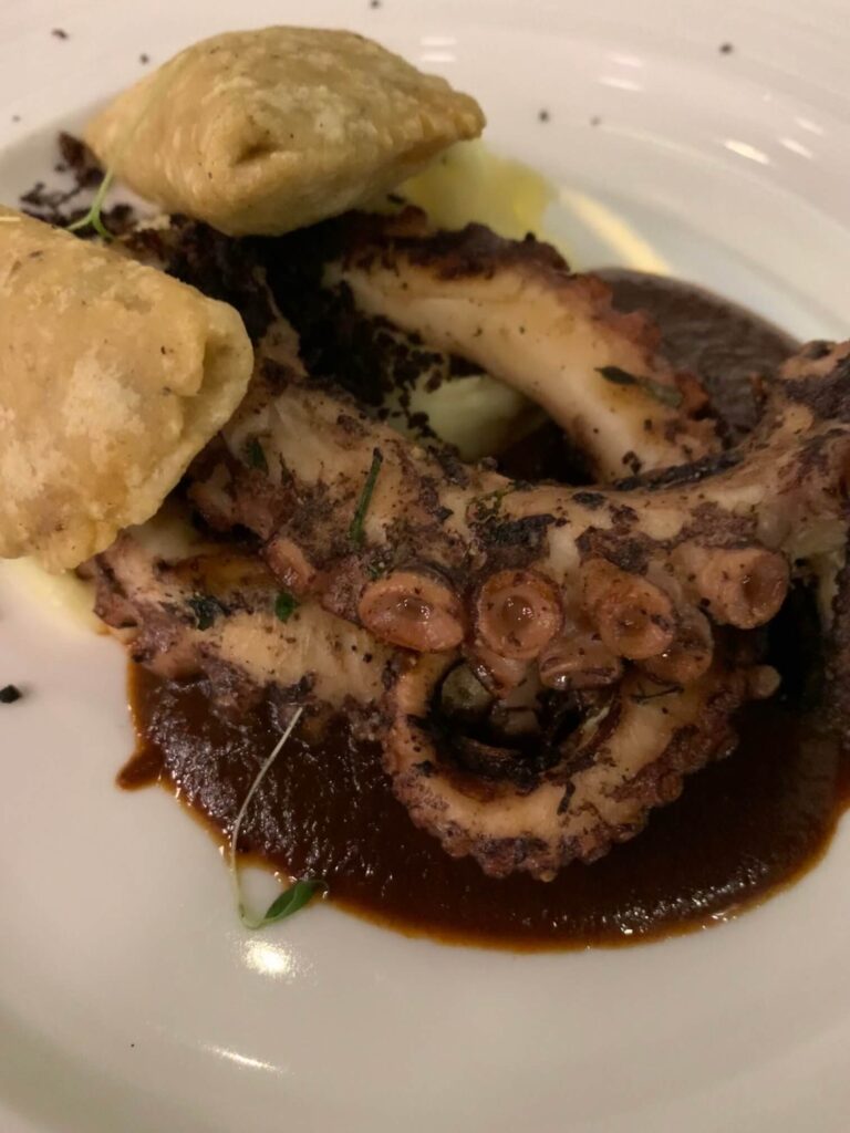 octopus dish at Hector's Kitchen Punta Mita
